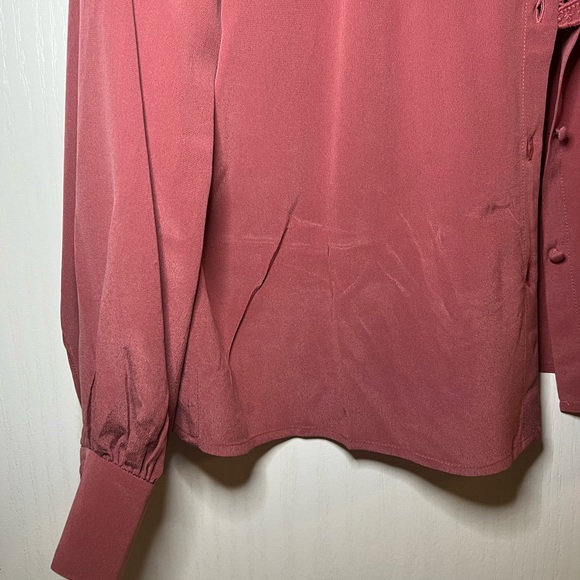 Sezane Chlo Shirt, Rosewood, US 4/FR 36 - Picture 9 of 16
